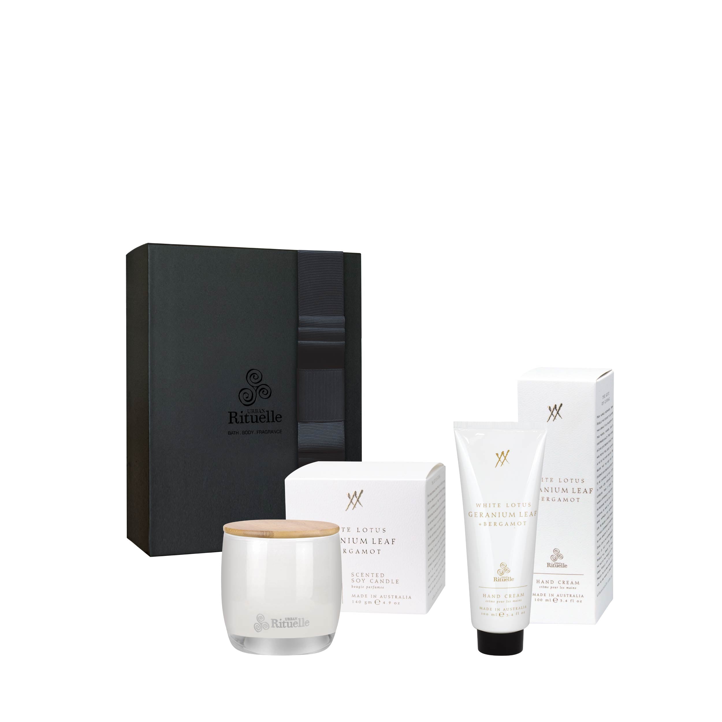 White Lotus, Geranium Leaf & Bergamot<br>Signature Gift Set