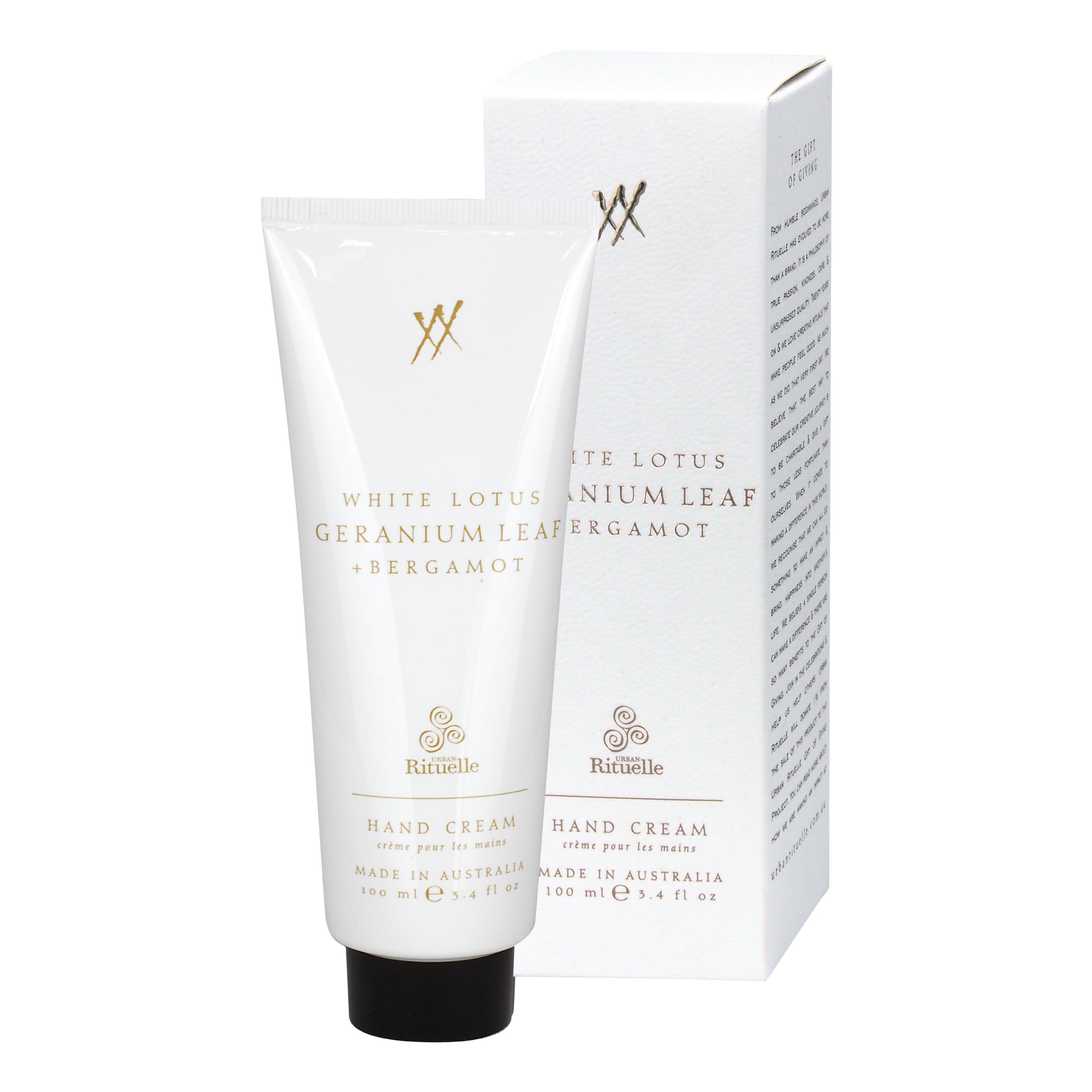 White Lotus, Geranium Leaf & Bergamot<br> Hand Cream | 100ml