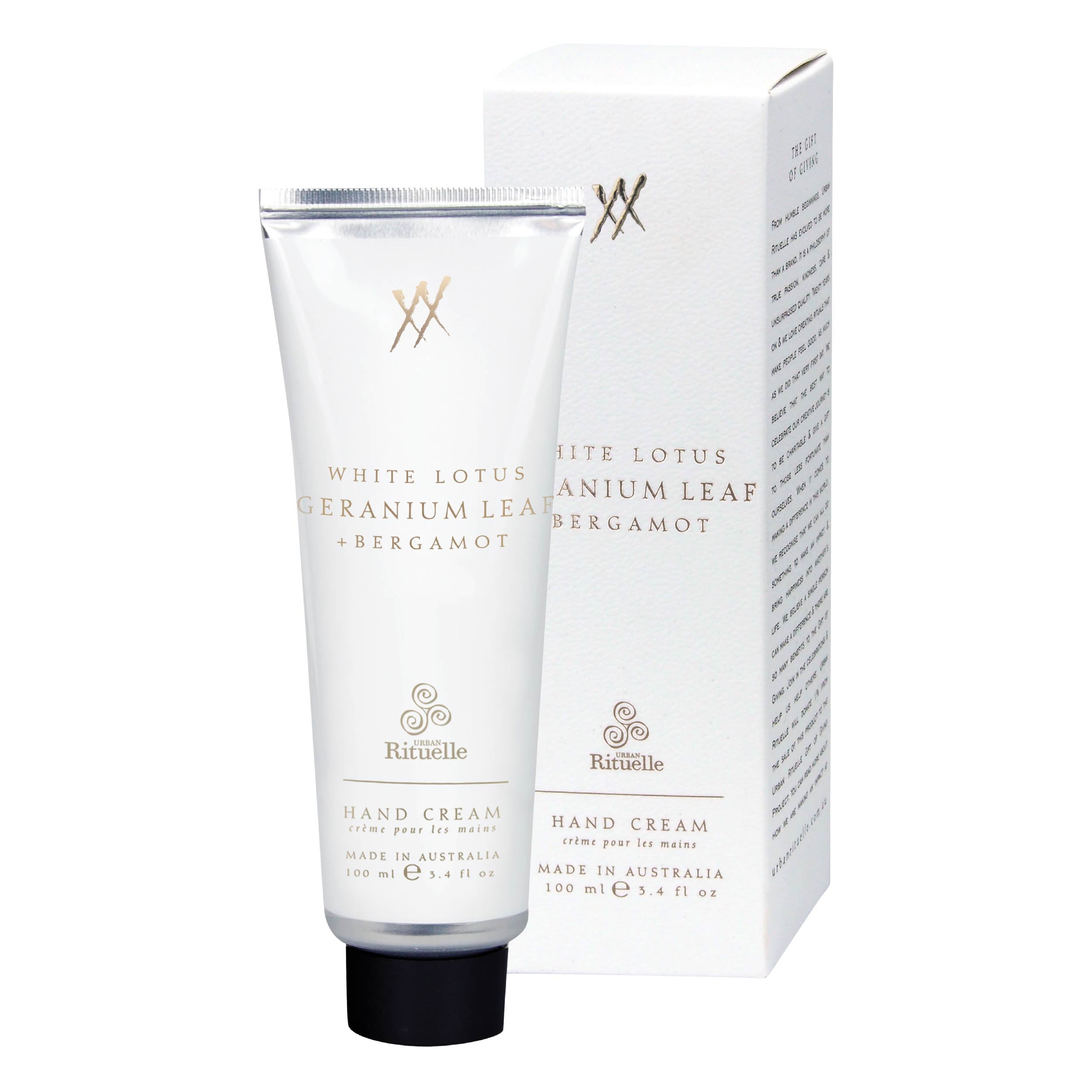 White Lotus, Geranium Leaf & Bergamot<br> Hand Cream | 100ml