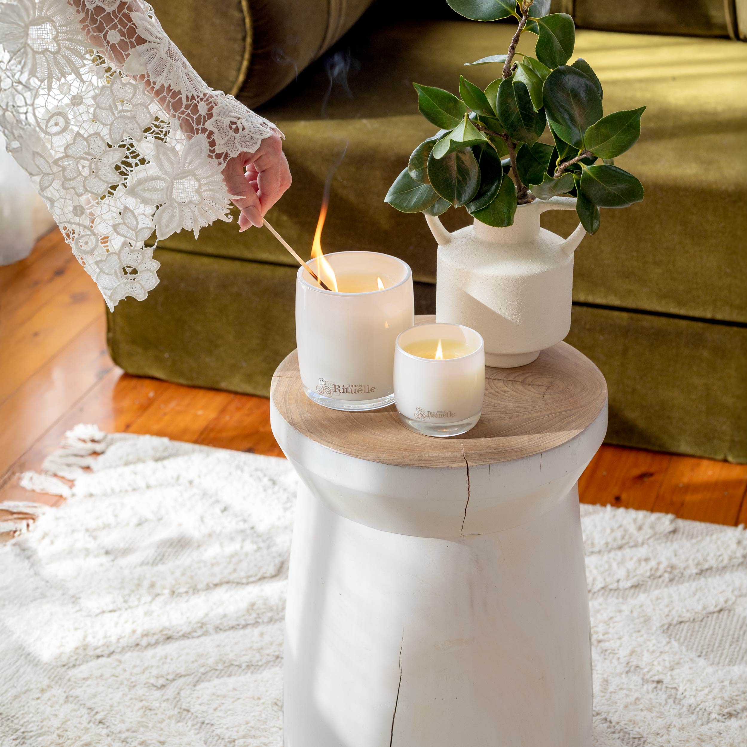 Pistachio, Saffron, Praline, Maple<br> Scented Soy Candle | 400gm