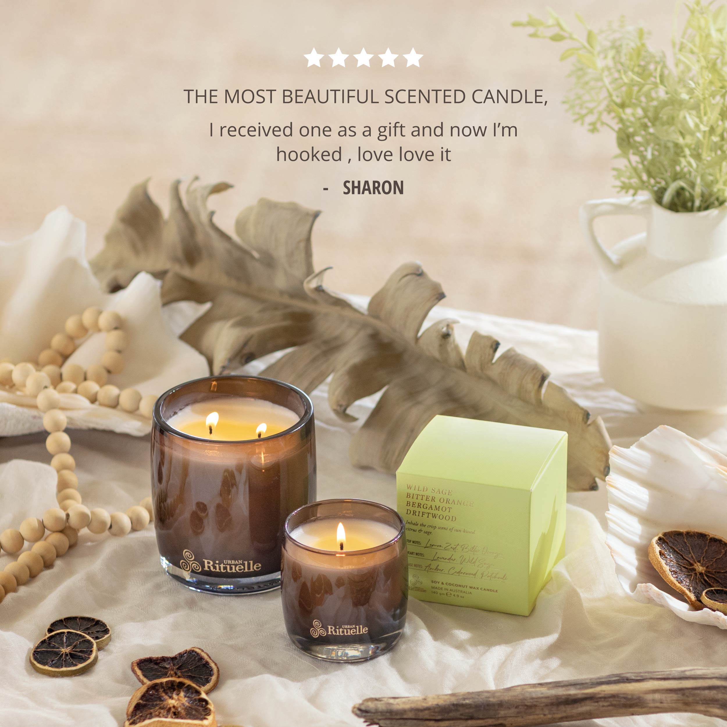 Wild Sage, Bitter Orange, Bergamot, Driftwood<br> Fragrance Diffuser Set | 220ml