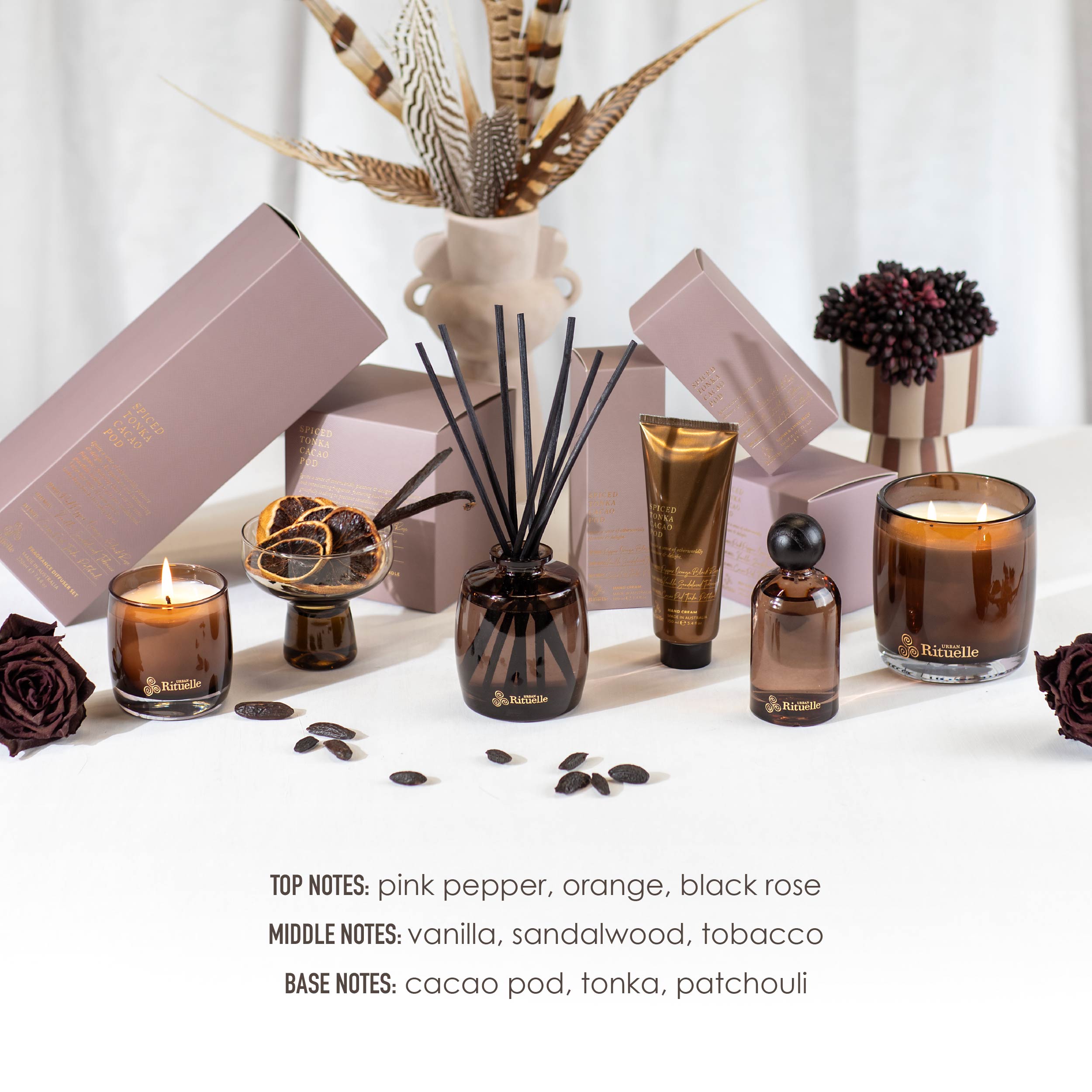 Spiced Tonka, Cacao Pod<br> Gift Set