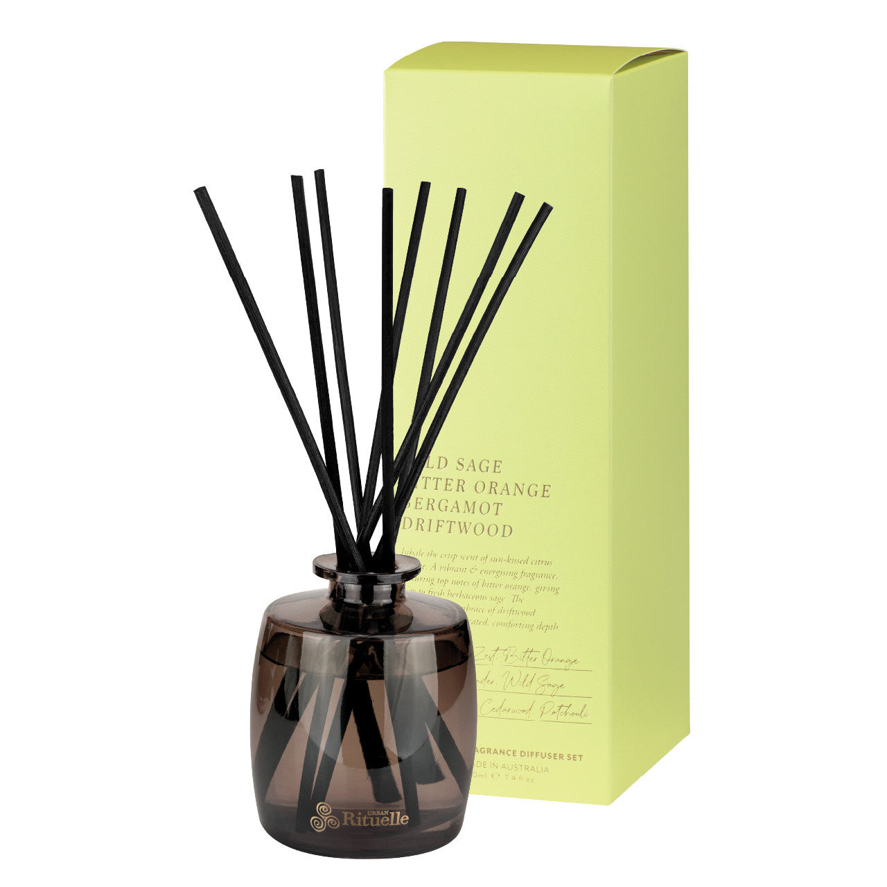 Wild Sage, Bitter Orange, Bergamot, Driftwood<br> Fragrance Diffuser Set | 220ml