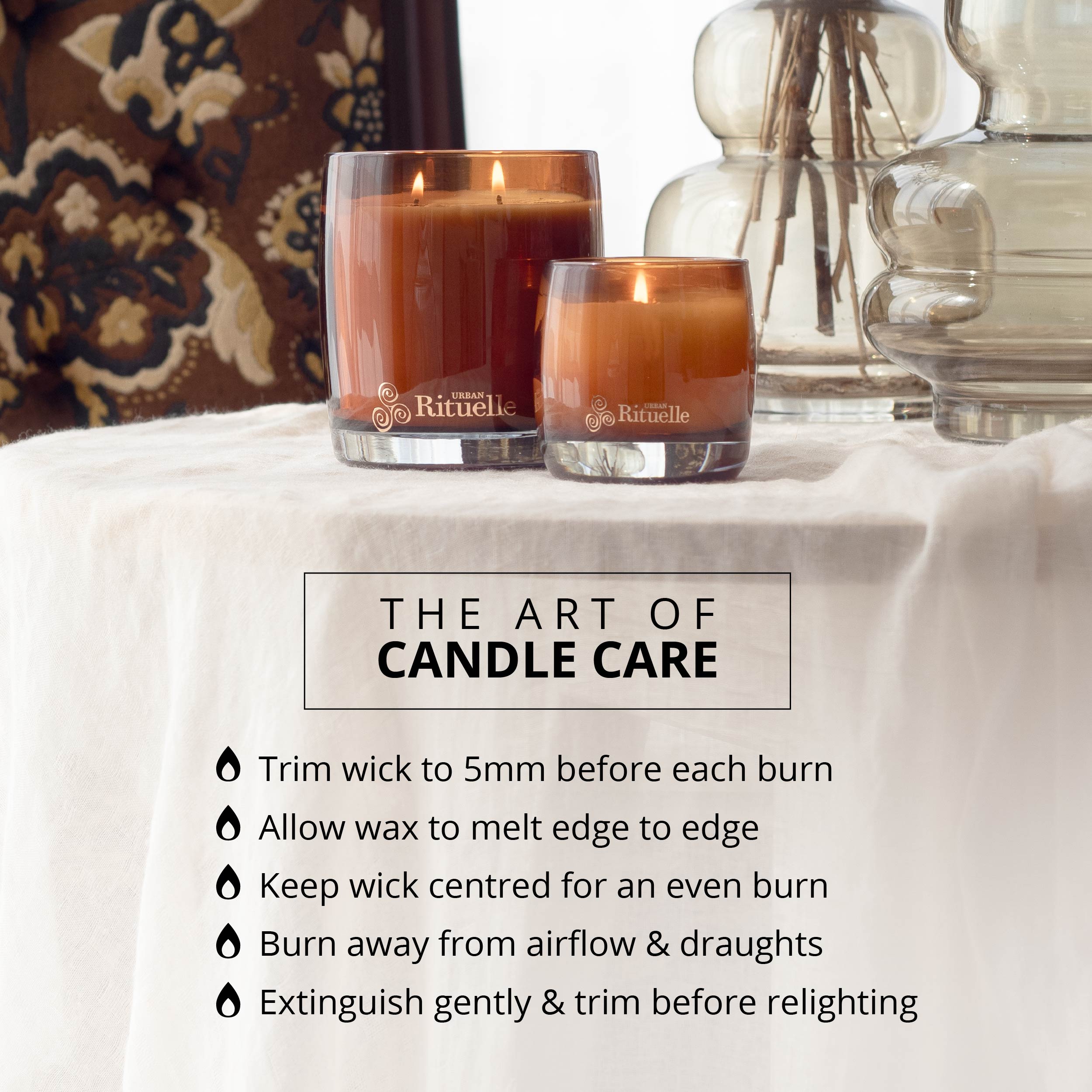 Vanilla, Lavender & Geranium<br>Scented Soy Candle | 400gm