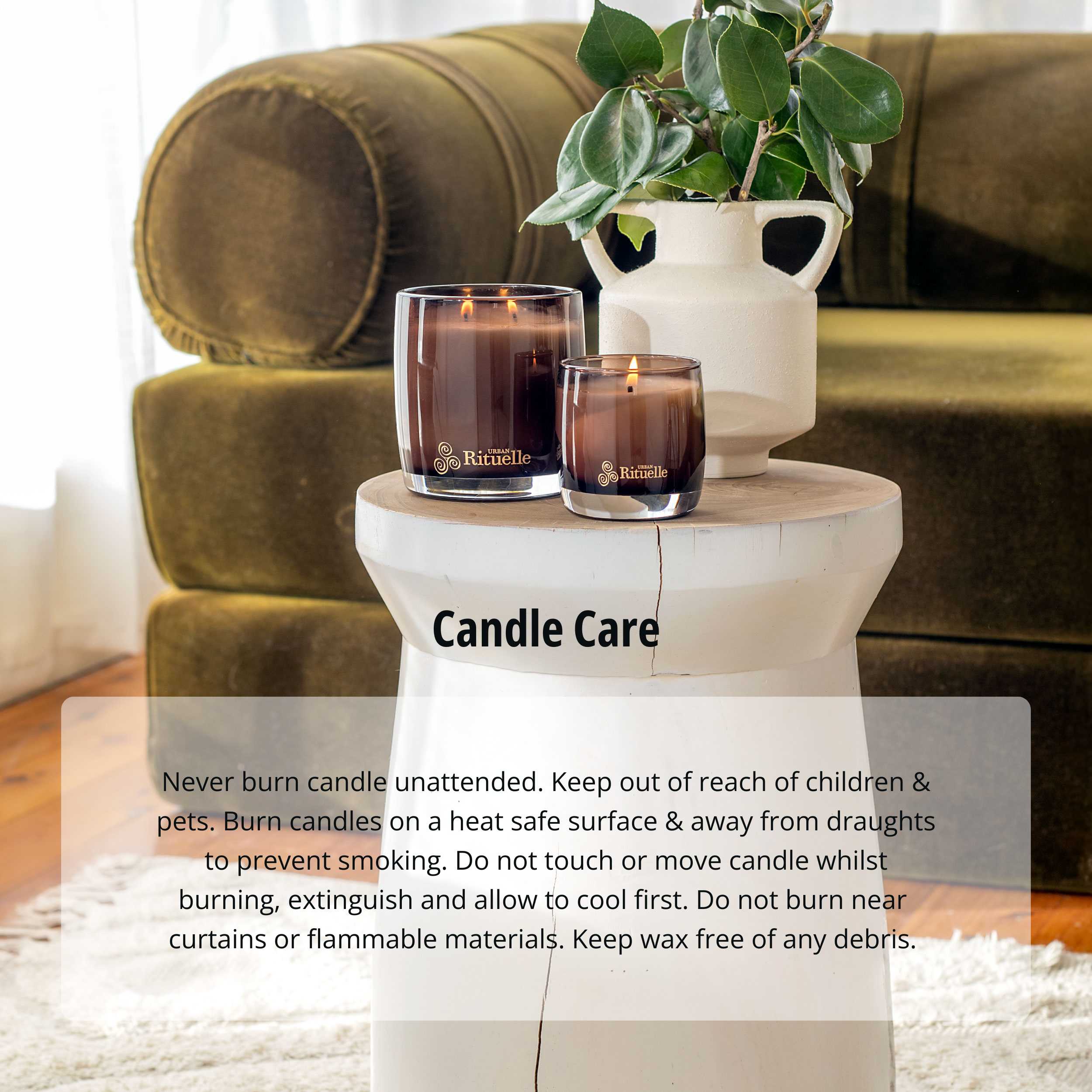 Black Amber, Rosewood & Cedar<br> Scented Soy Candle | 400gm