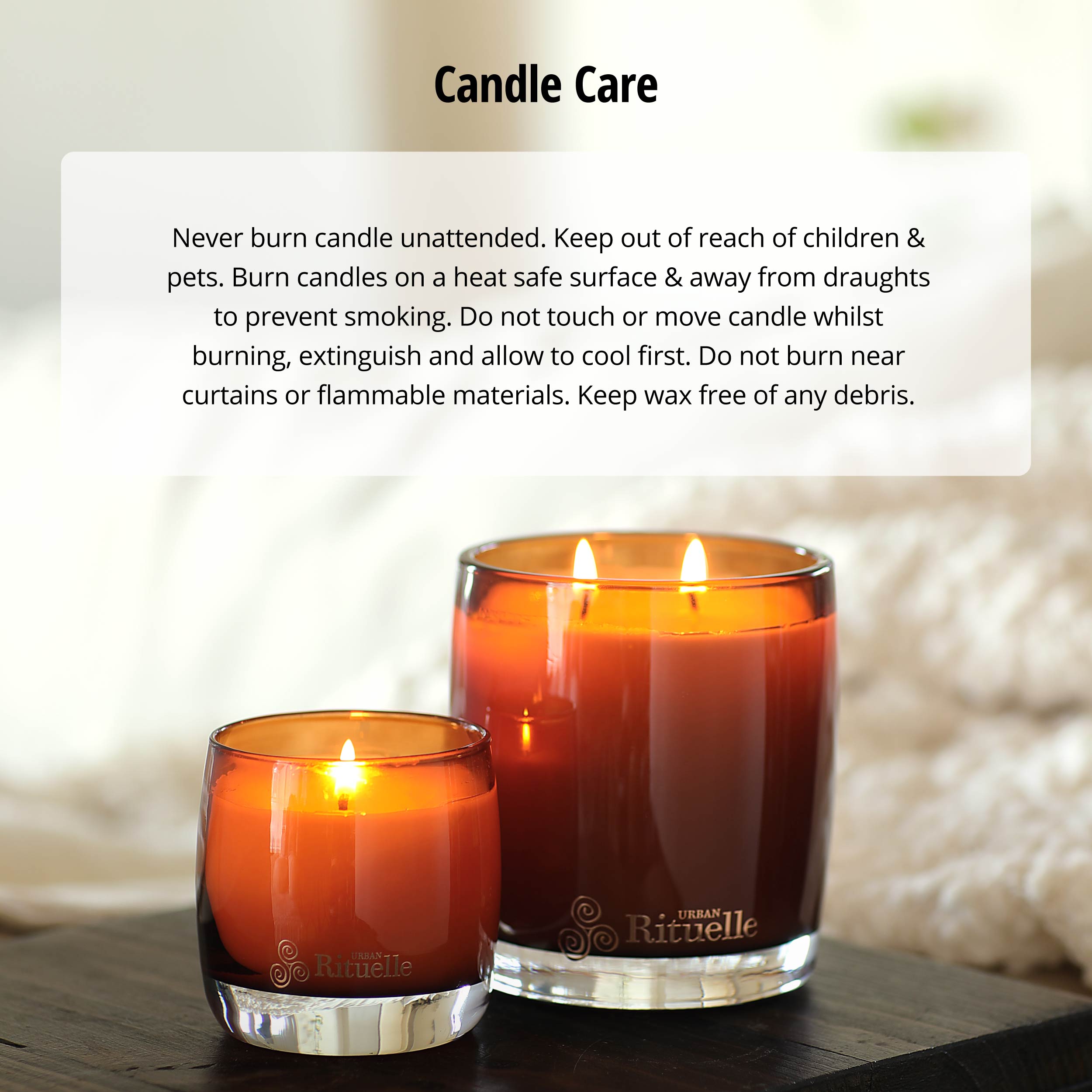 Mandarin, Basil & Lime<br> Scented Soy Candle | 400gm