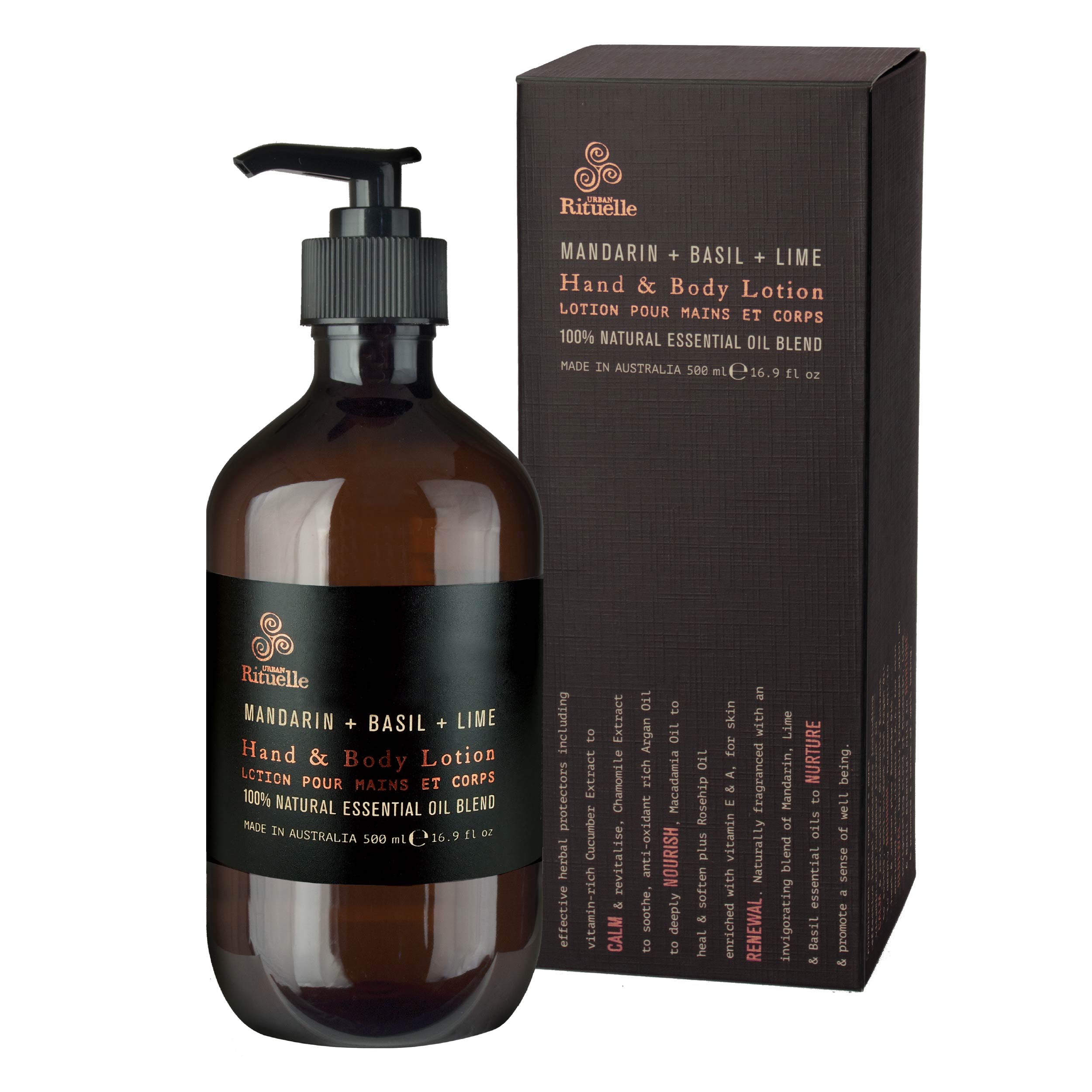 Mandarin, Basil & Lime<br> Hand & Body Lotion | 500ml