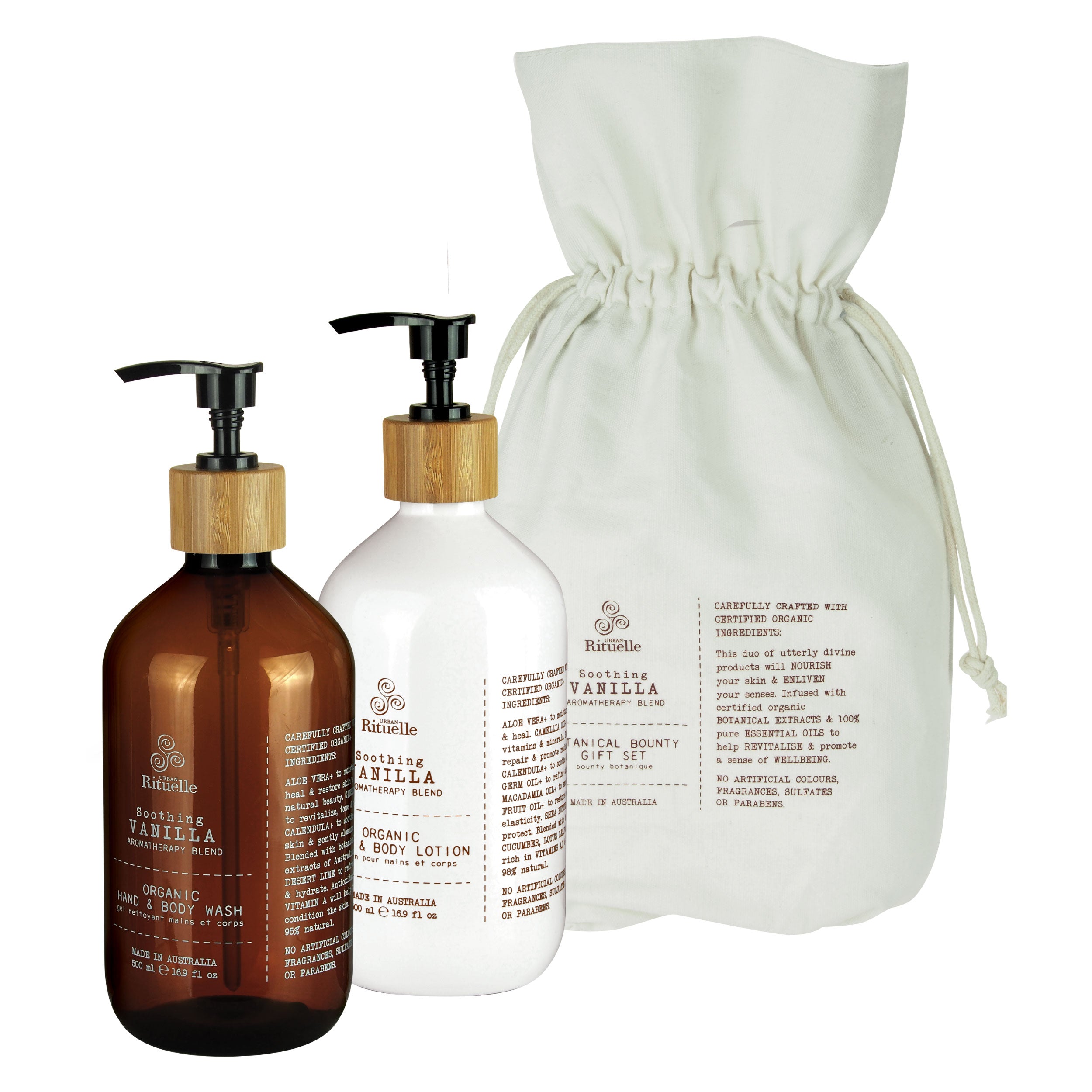 Vanilla, Lavender & Geranium<br> Botanical Bounty Gift Set | 2 x 500ml