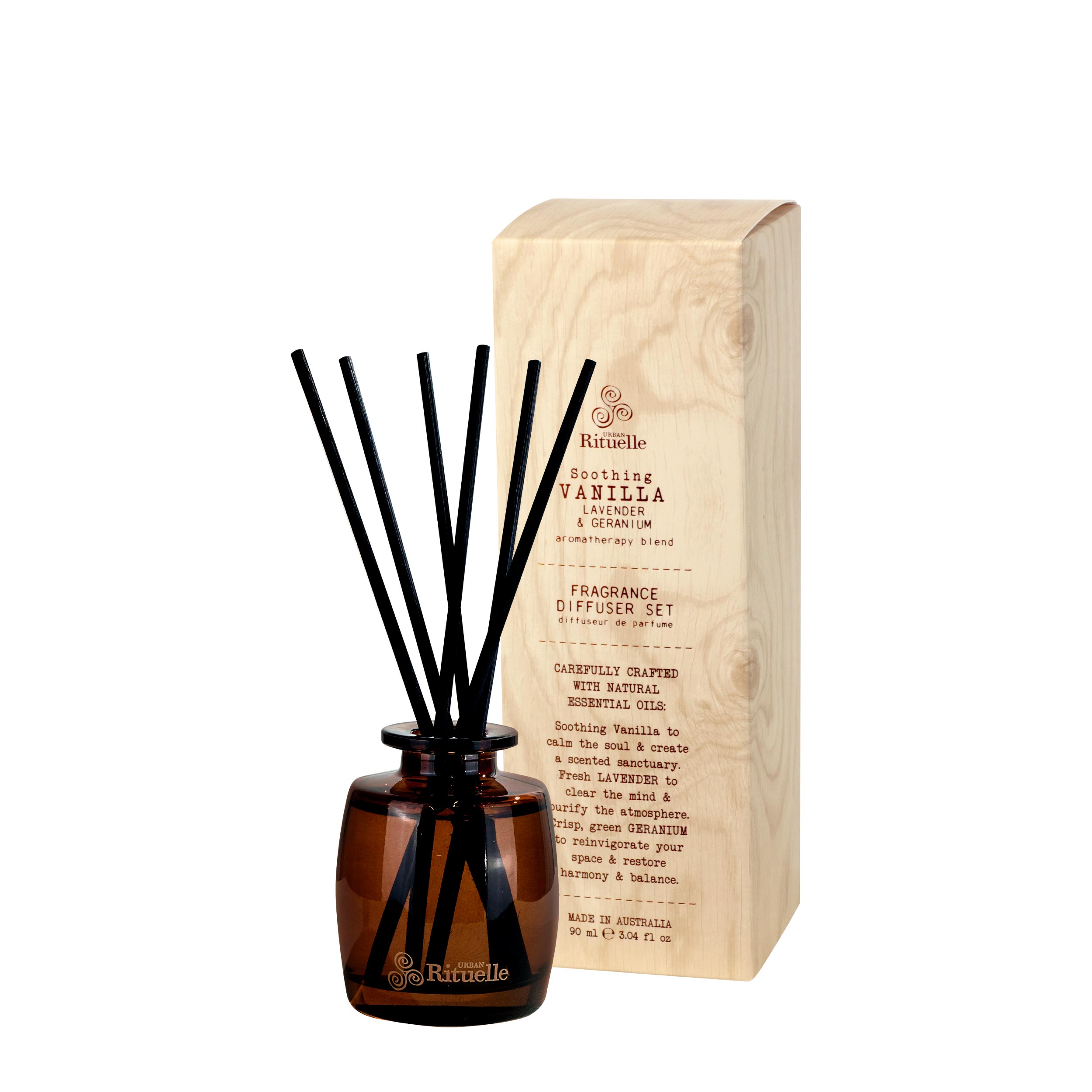 Vanilla, Lavender & Geranium<br> Fragrance Diffuser Set | 90ml