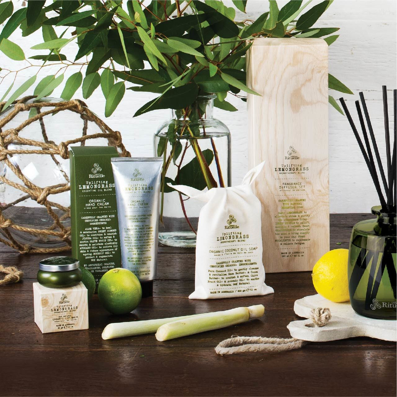 Lemongrass, Lemon Myrtle, Grapefruit & Eucalyptus<br> Organic Hand Cream | 100ml