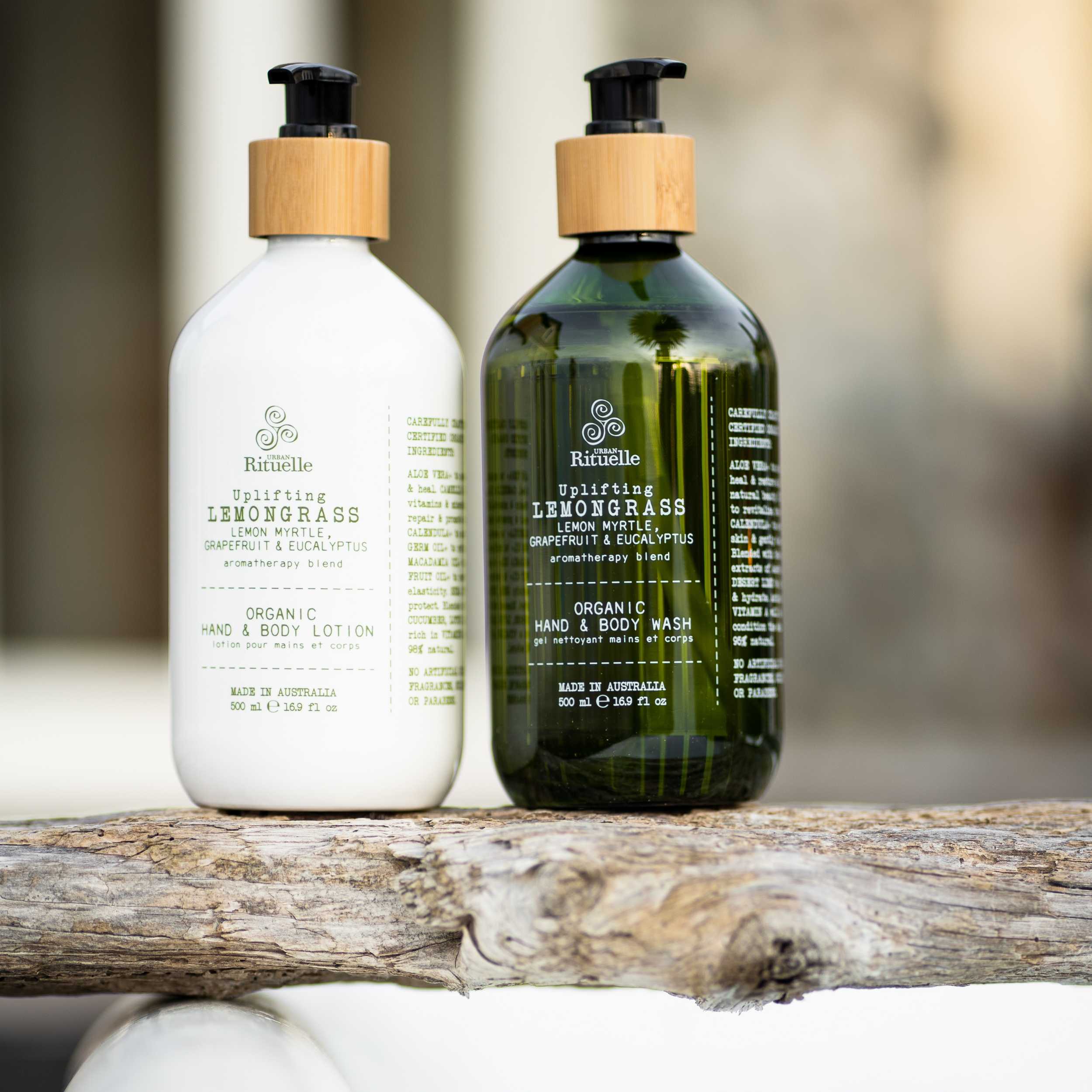 Lemongrass, Lemon Myrtle, Grapefruit & Eucalyptus<br> Organic Hand & Body Wash | 500ml