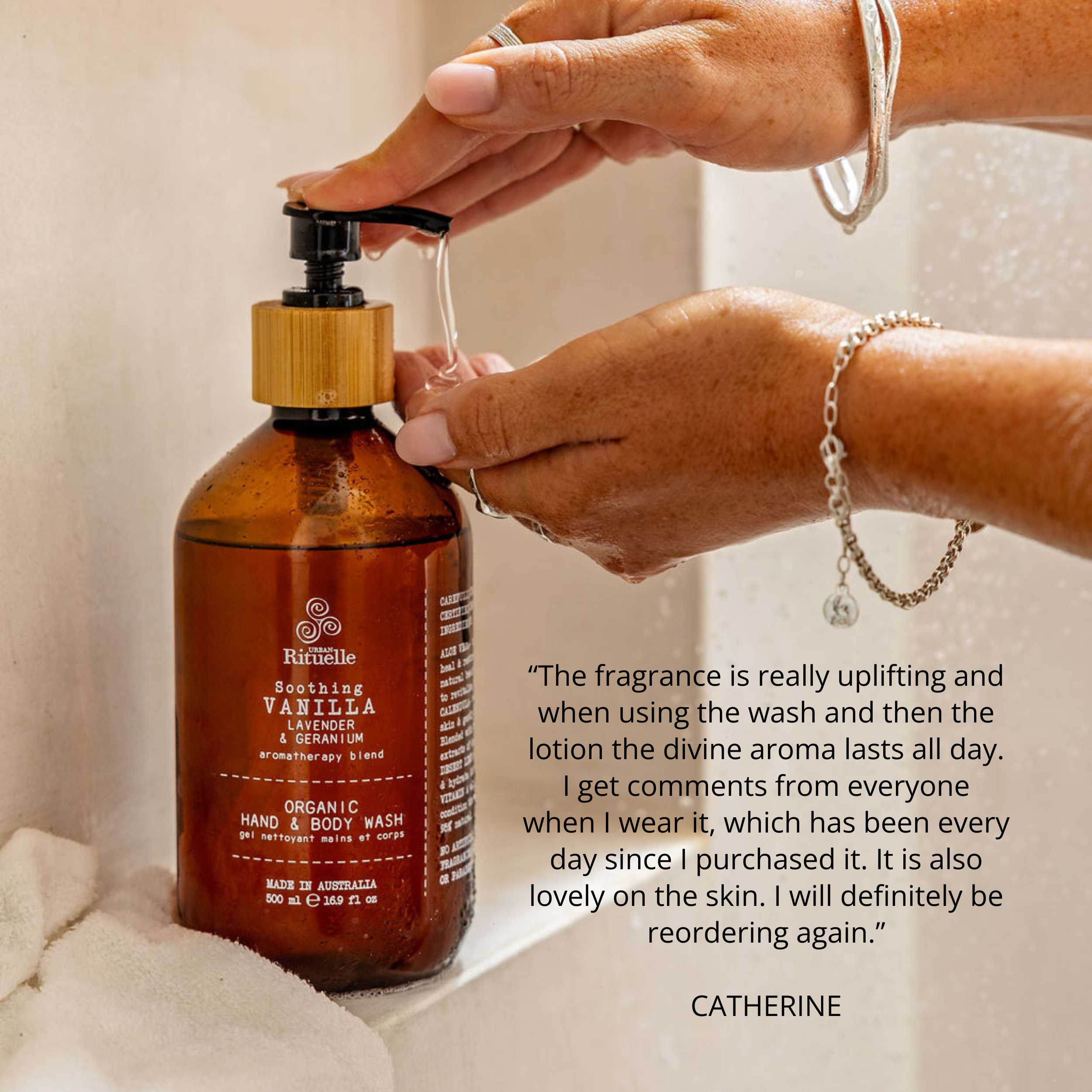 Vanilla, Lavender & Geranium<br> Organic Hand & Body Wash | 500ml