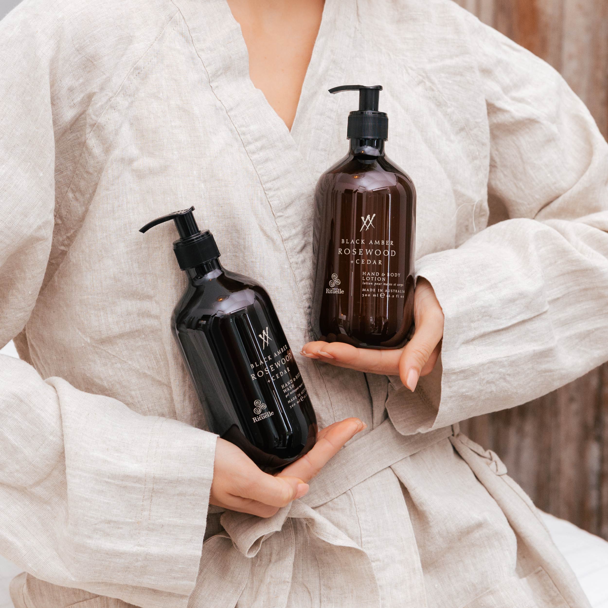 Black Amber, Rosewood & Cedar<br> Hand & Body Wash | 500ml