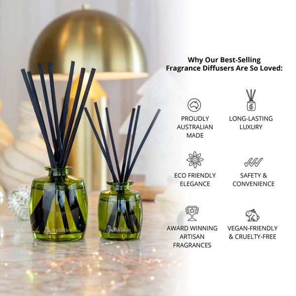 Sea Salt, Lemon Myrtle + Native Pine <br>Fragrance Diffuser Set | 220ml