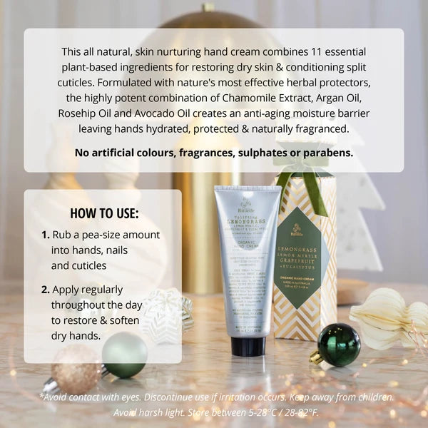 Lemongrass, Lemon Myrtle, Grapefruit & Eucalyptus<br>Hand Cream Bon Bon | 100ml