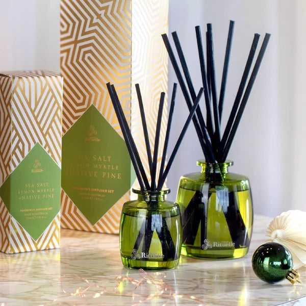 Sea Salt, Lemon Myrtle + Native Pine <br>Fragrance Diffuser Set | 220ml