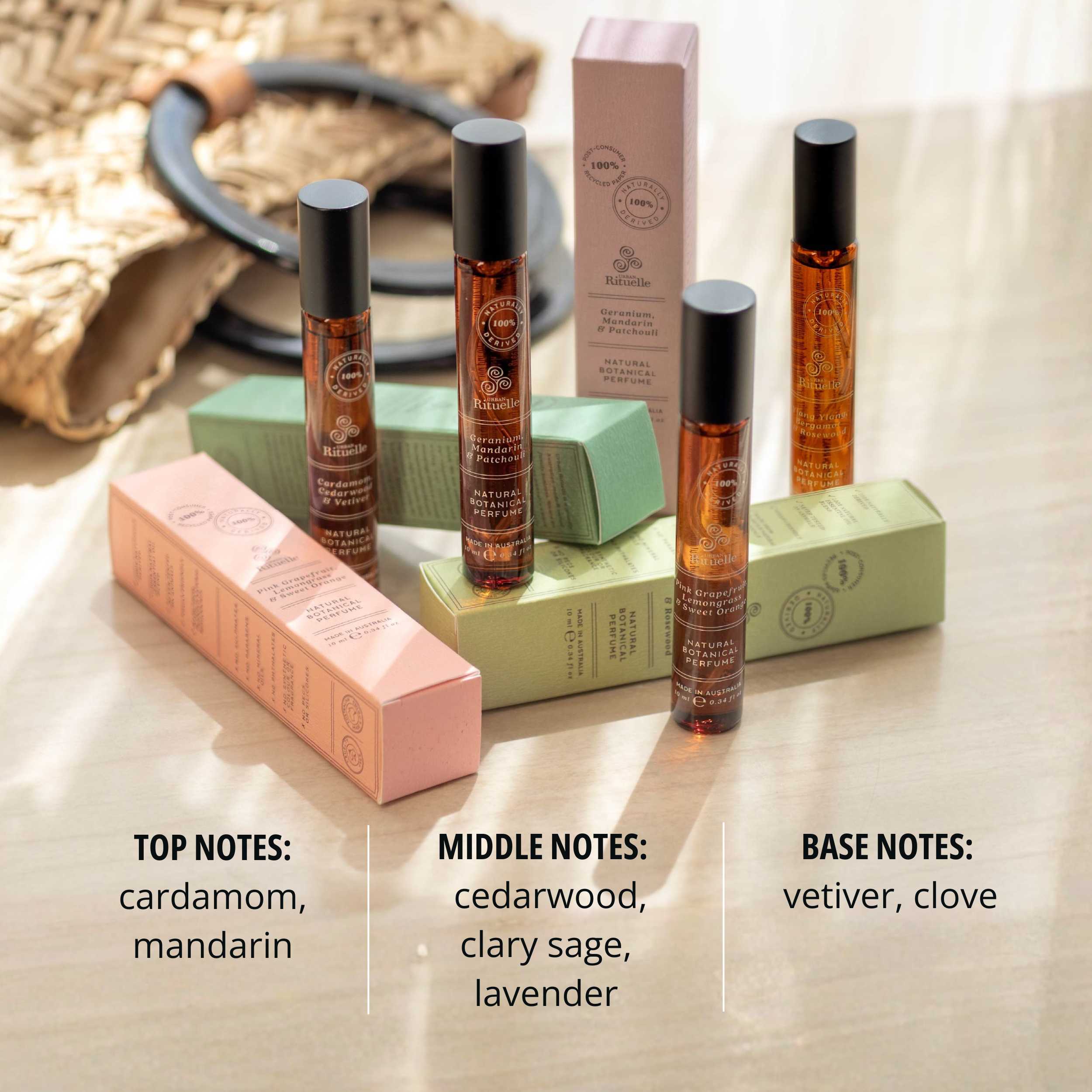 Cardamom, Cedarwood & Vetiver<br> Natural Botanical Perfume | 10ml