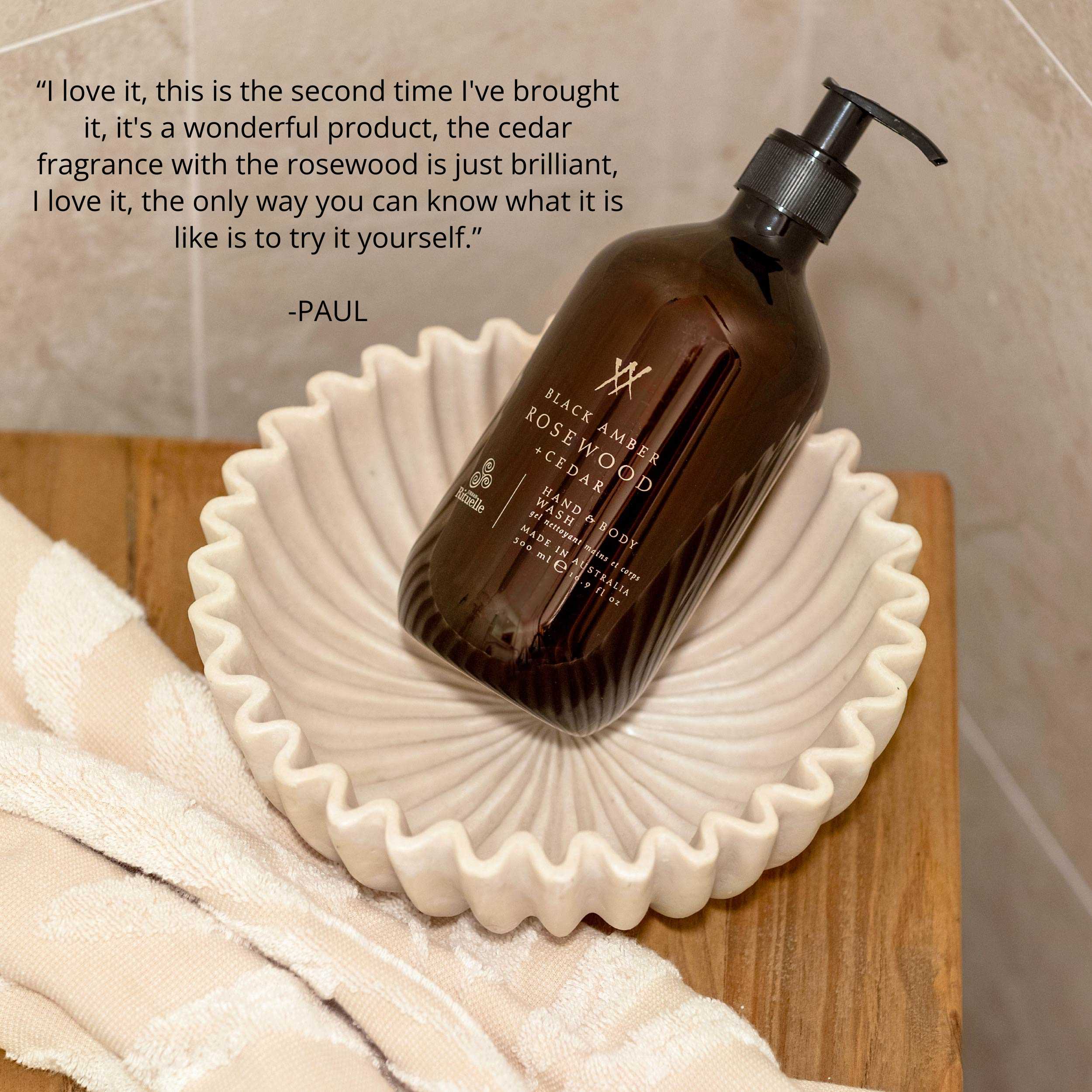 Black Amber, Rosewood & Cedar<br> Hand & Body Wash | 500ml