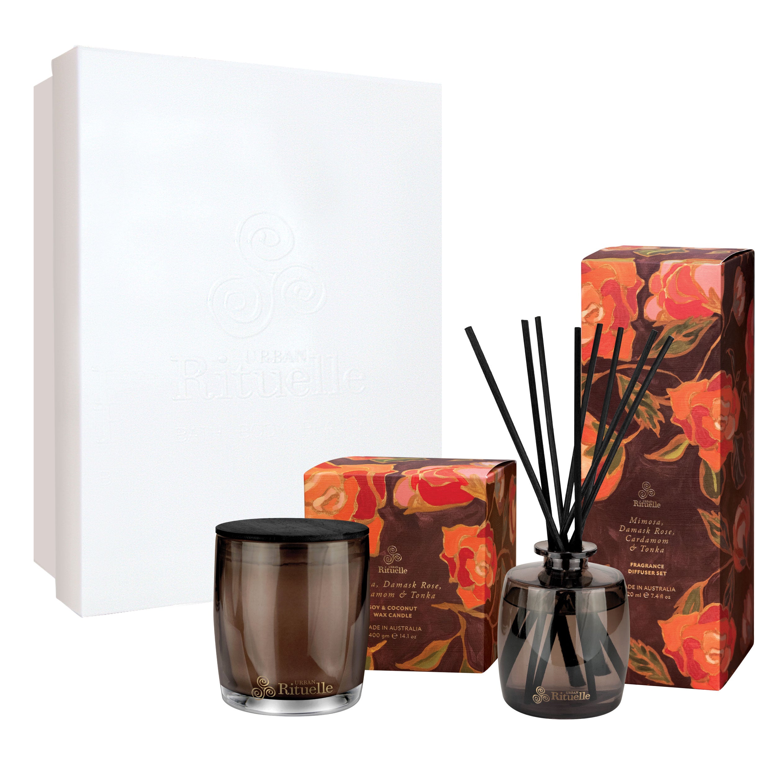 Mimosa, Damask Rose, Cardamom & Tonka<br> Deluxe Gift Set